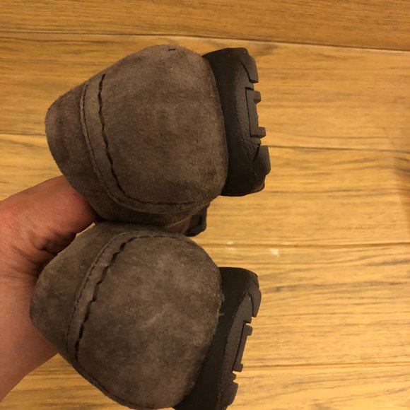 Sketchers Relaxed fit memory foam brown leather loafers, 9.5 - Picture 8 of 12